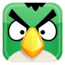 Green bird icon 128x128