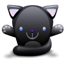 Cat black icon
