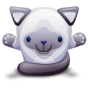 Cat gray icon
