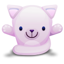 Cat pink icon