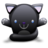 Cat black icon 48x48
