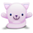 Cat pink icon 48x48