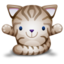 Cat brown icon 64x64