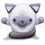 Cat gray icon 64x64