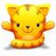 Cat orange icon 64x64