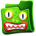 Green folder icon 128x128