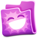 Pink folder icon