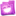 Pink folder icon 16x16