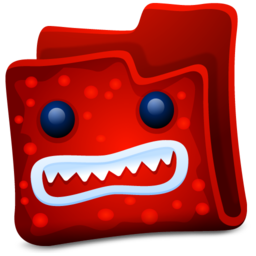 Red folder icon 256x256