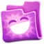 Pink folder icon 64x64