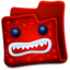 Red folder icon 64x64