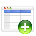 Table add icon