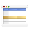 Table lines icon