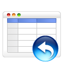 Table undo icon