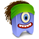 Dreadhair blue icon