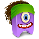 Dreadhair purple icon