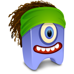 Dreadhair blue icon 256x256