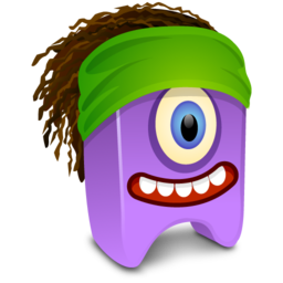 Dreadhair purple icon 256x256