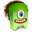 Dreadhair green icon 32x32