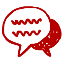 Comment red icon