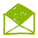 Email green icon