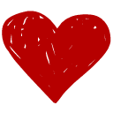 Favorite red icon