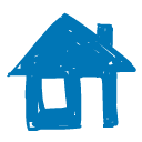 Home blue icon