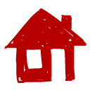 Home red icon