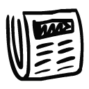 News black icon