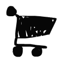 Shop black icon