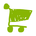 Shop green icon