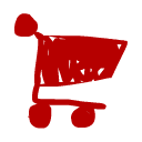 Shop red icon