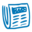 News blue icon 32x32