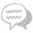 Comment gray icon 48x48