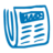 News blue icon 48x48