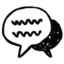 Comment black icon 64x64