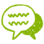 Comment green icon 64x64