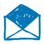 Email blue icon 64x64