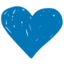 Favorite blue icon 64x64