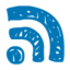 Feed blue icon 64x64