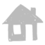 Home gray icon 64x64