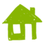 Home green icon 64x64