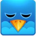 Twitter square sleeping icon