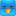 Twitter square happy icon 16x16