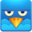 Twitter square angry icon 32x32