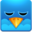 Twitter square sleeping icon 32x32