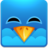 Twitter square happy icon 48x48