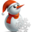Snowman icon 32x32