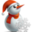Snowman icon 64x64