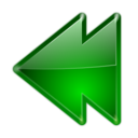 Arrow left double icon